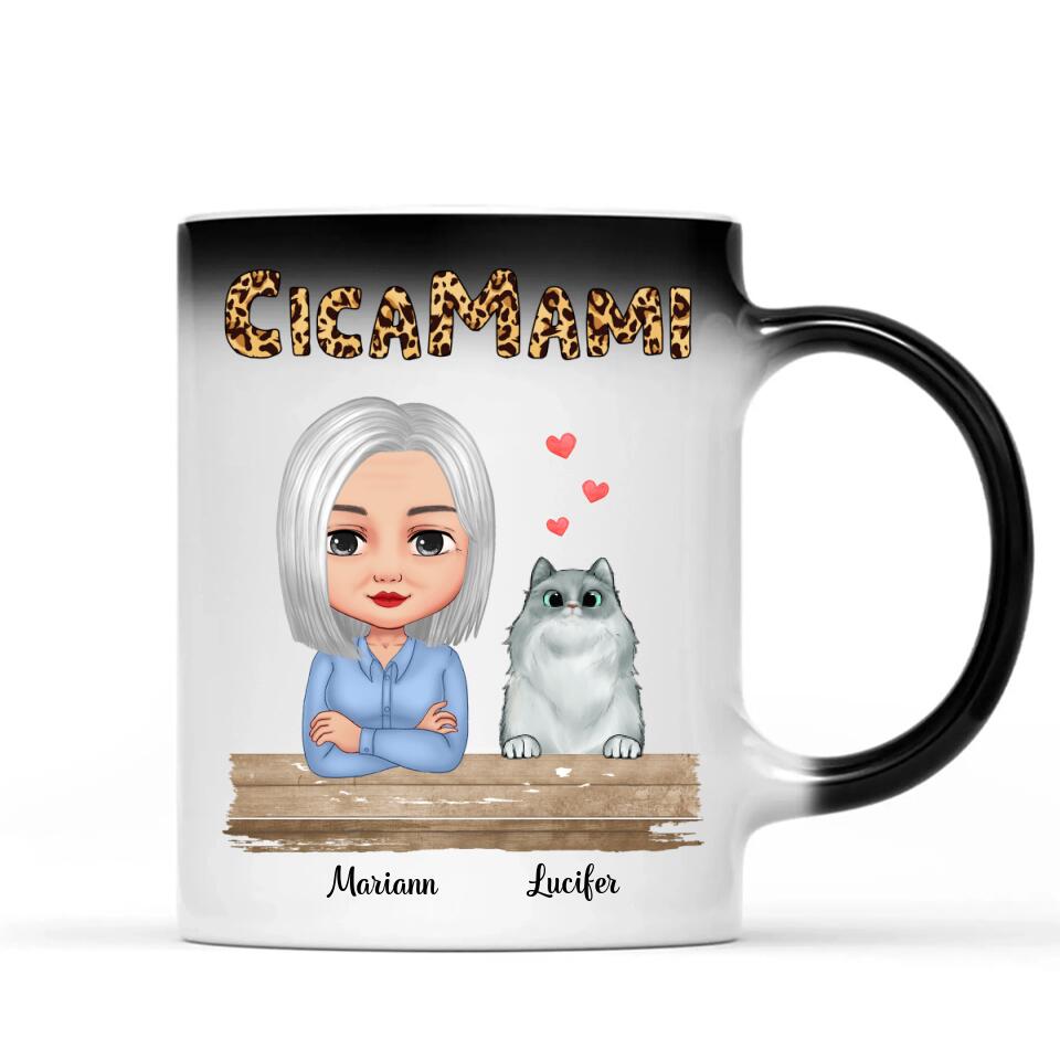 Egyedi bögre gazdiknak - chibi cicamami