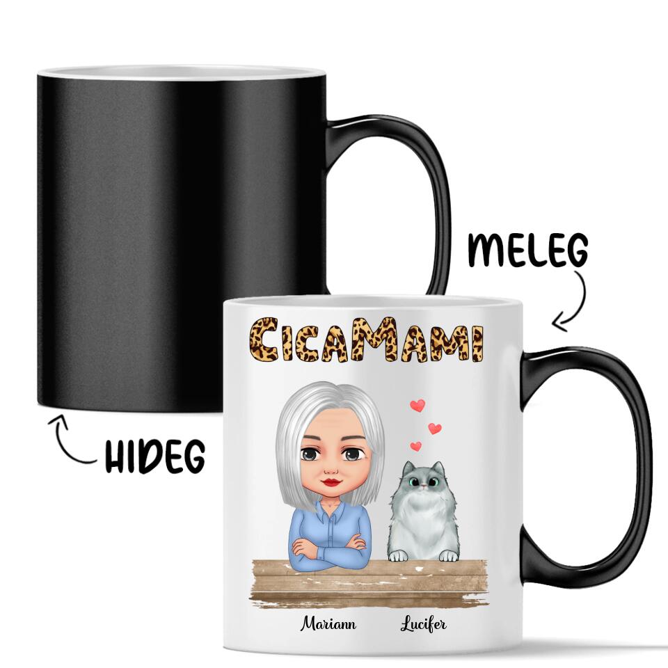 Egyedi bögre gazdiknak - chibi cicamami