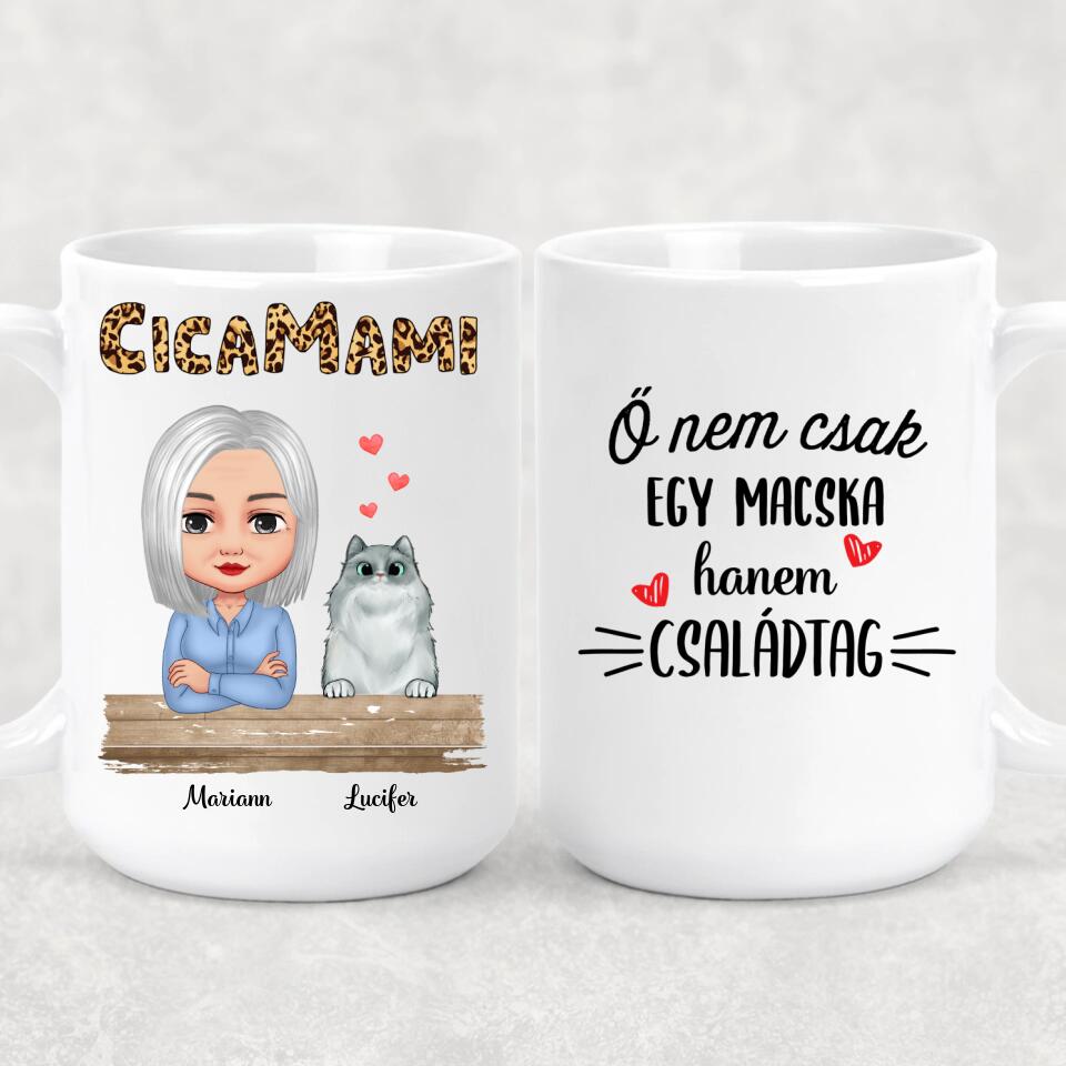 Egyedi bögre gazdiknak - chibi cicamami