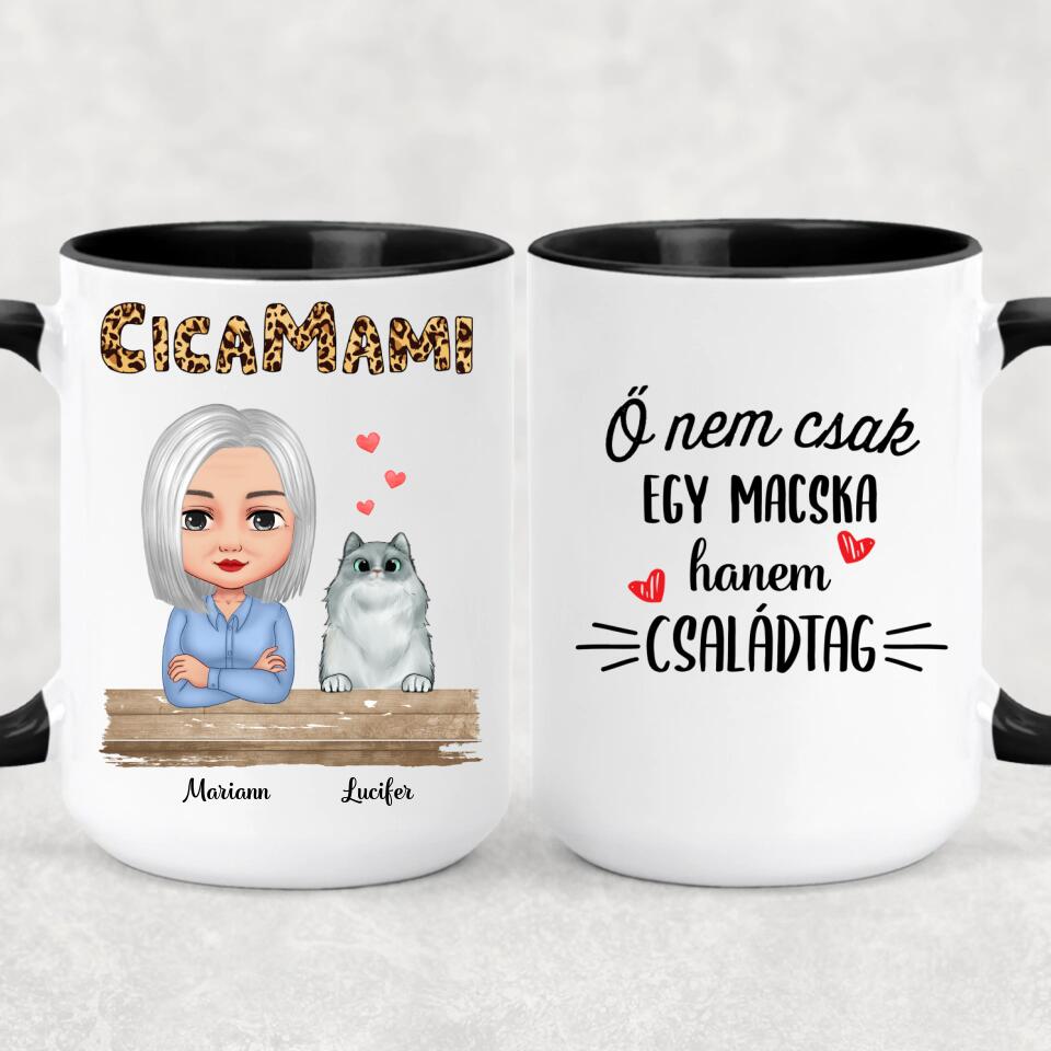 Egyedi bögre gazdiknak - chibi cicamami
