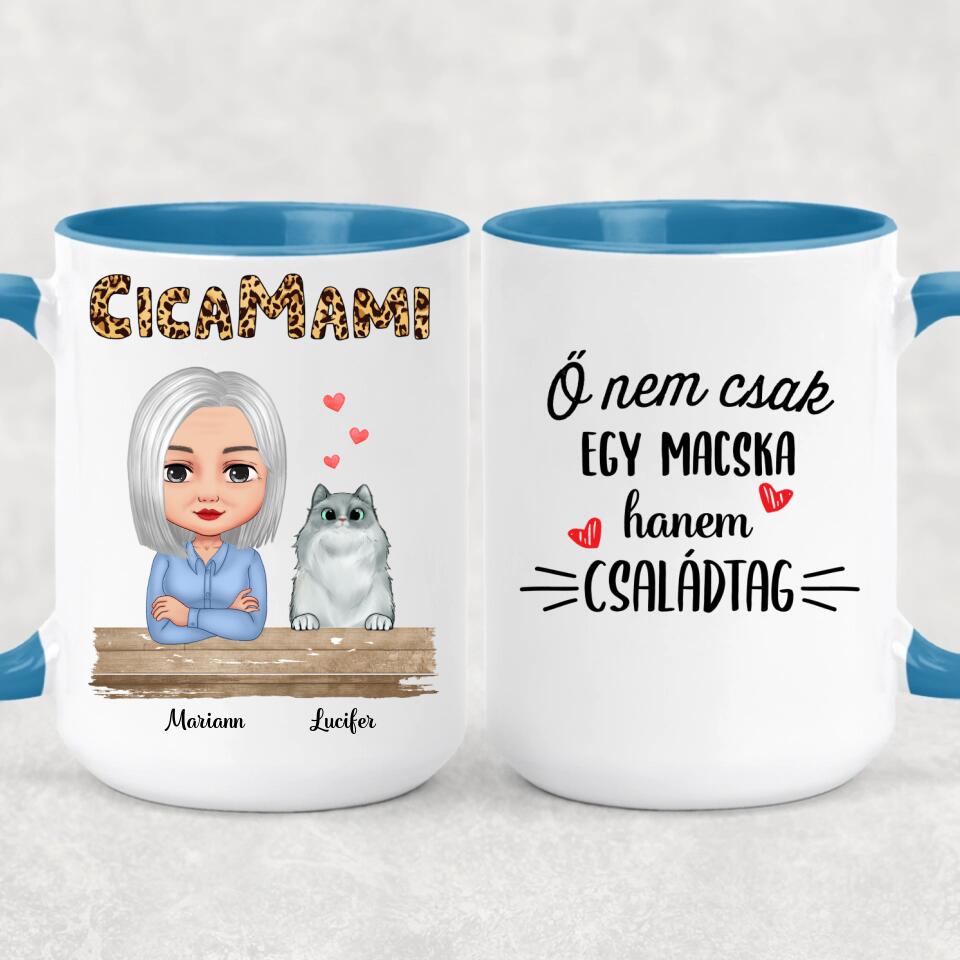 Egyedi bögre gazdiknak - chibi cicamami