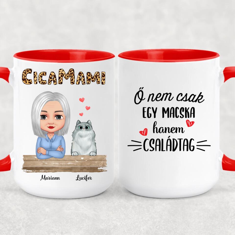 Egyedi bögre gazdiknak - chibi cicamami