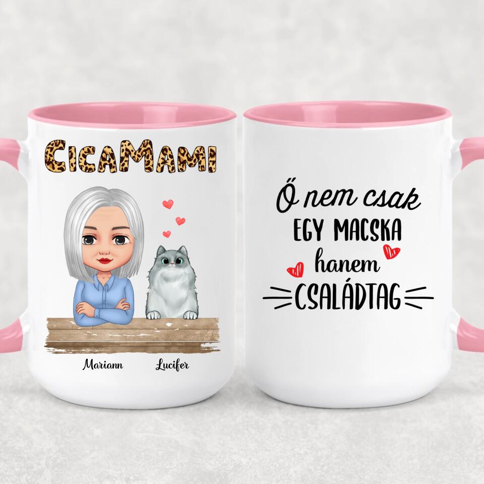 Egyedi bögre gazdiknak - chibi cicamami