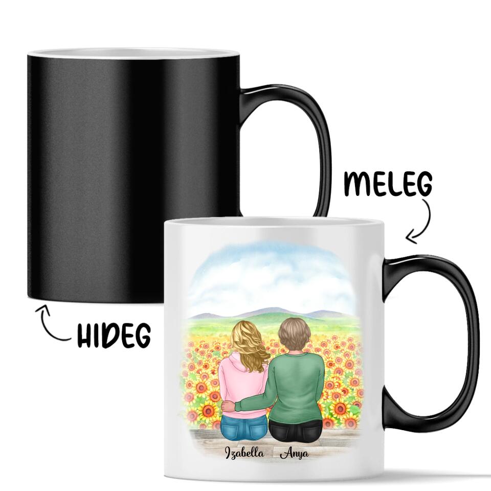 Egyedi bögre keresztanyáknak - Te vagy a legjob keresztanya