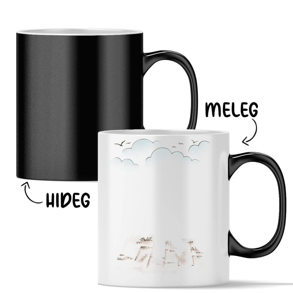 Egyedi bögre nagyszülőknek, akár 4 unokával