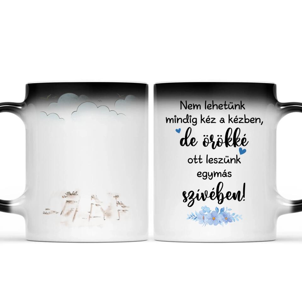 Egyedi bögre nagyszülőknek, akár 4 unokával