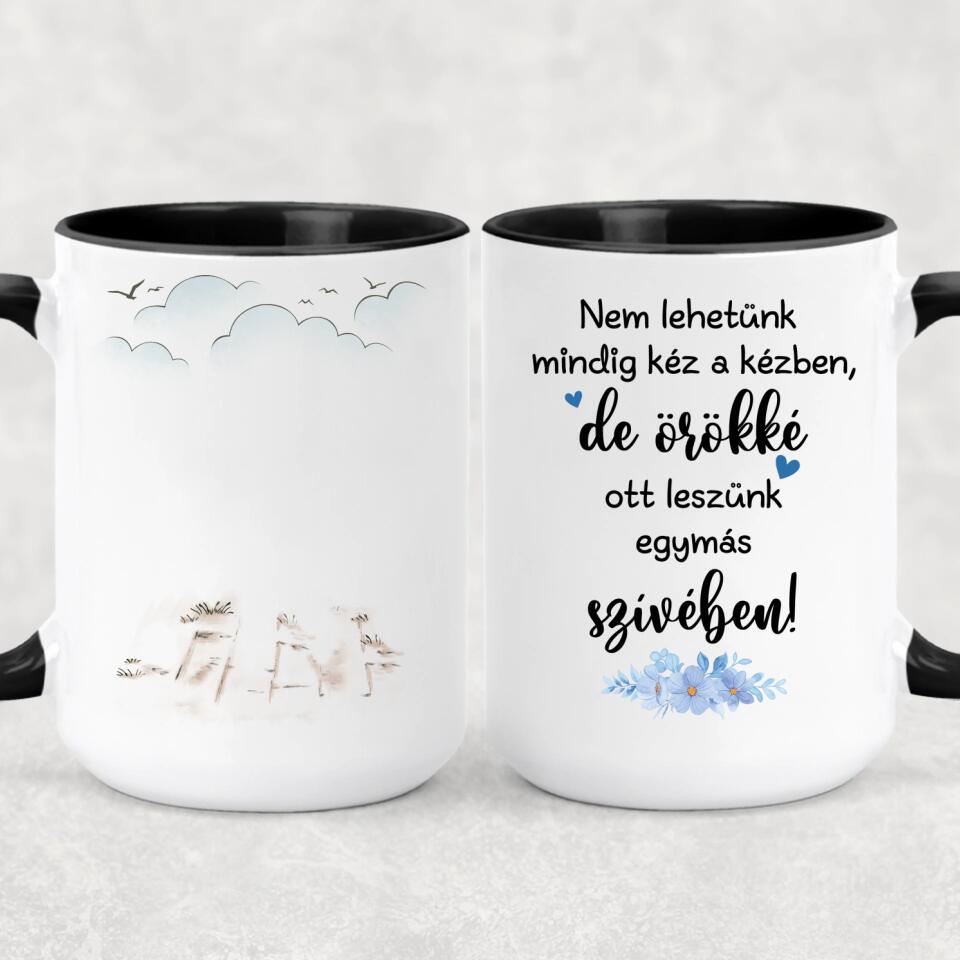 Egyedi bögre nagyszülőknek, akár 4 unokával