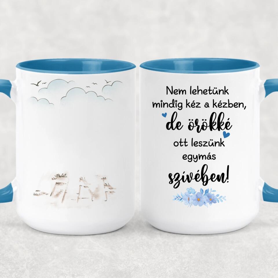 Egyedi bögre nagyszülőknek, akár 4 unokával