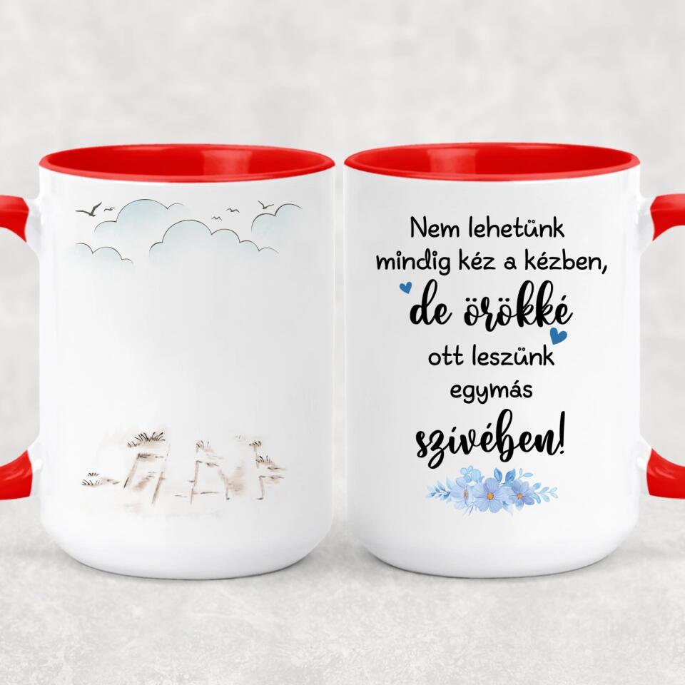 Egyedi bögre nagyszülőknek, akár 4 unokával