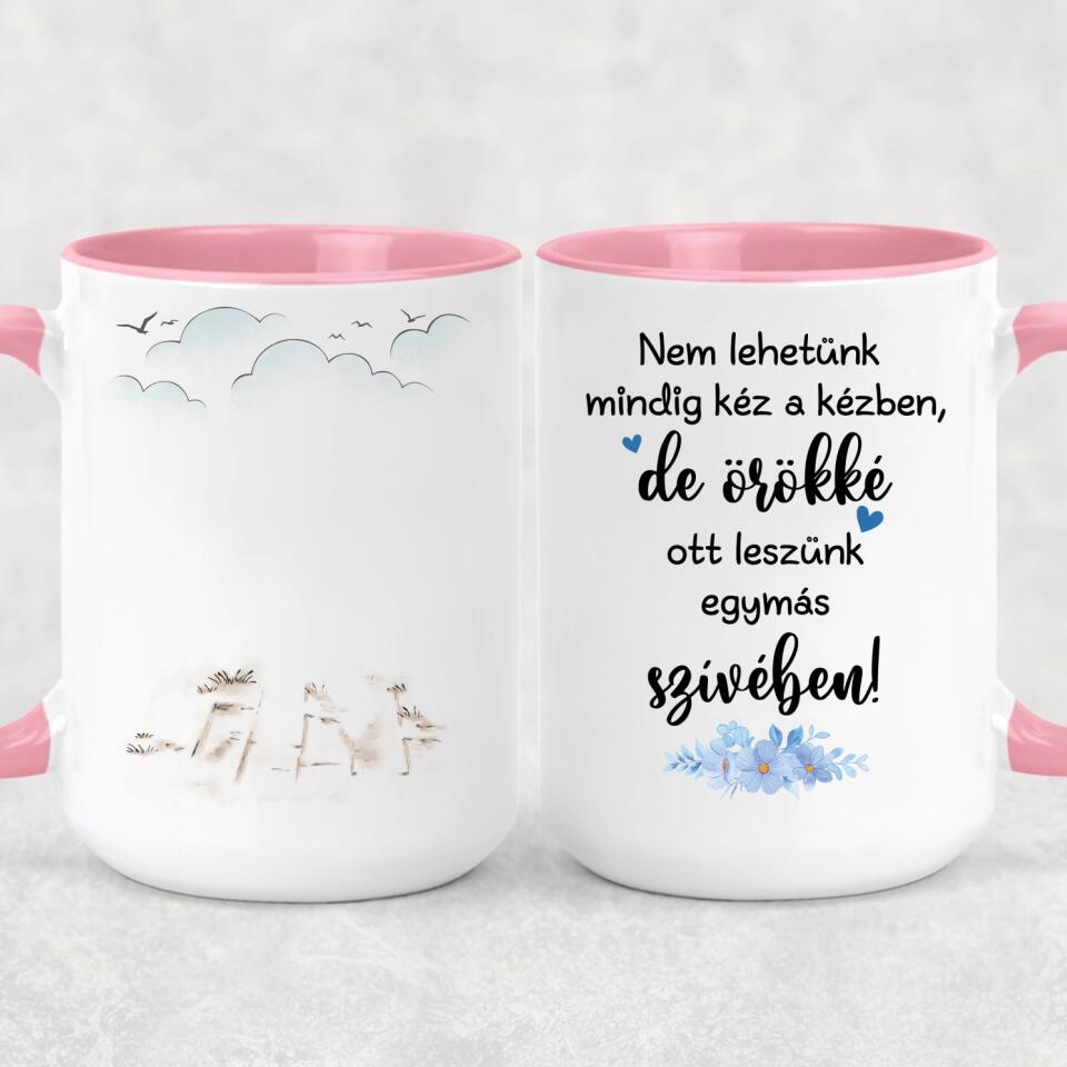 Egyedi bögre nagyszülőknek, akár 4 unokával
