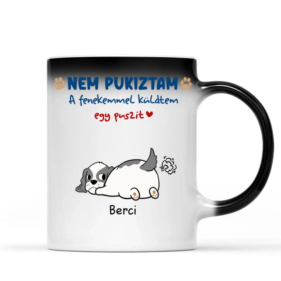Egyedi bögre gazdiknak - pukizós kutyák