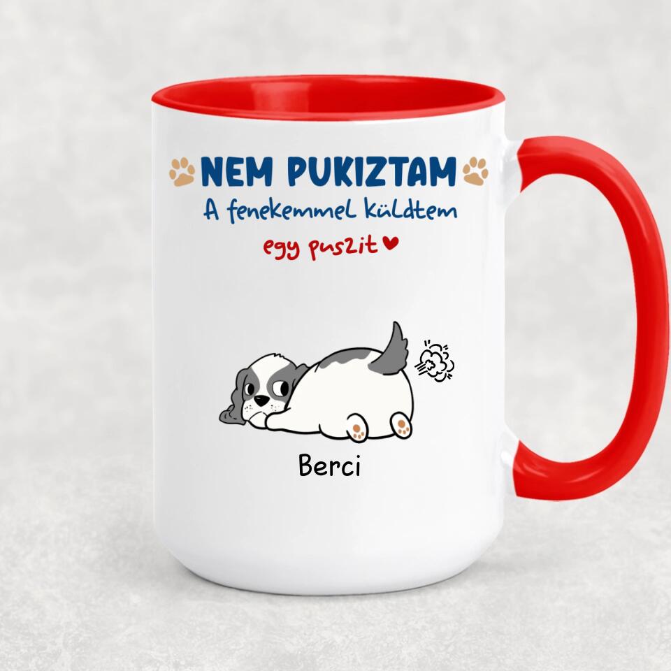 Egyedi bögre gazdiknak - pukizós kutyák