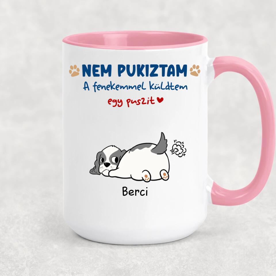 Egyedi bögre gazdiknak - pukizós kutyák