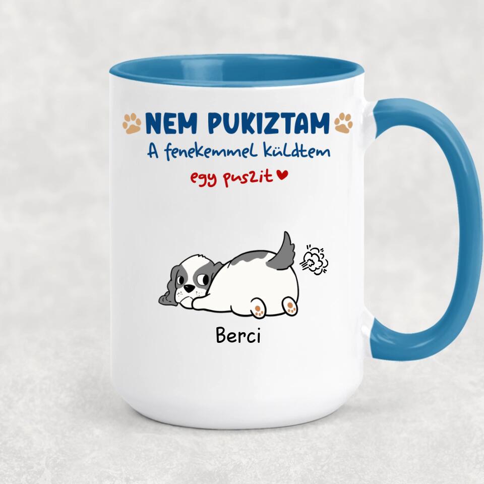 Egyedi bögre gazdiknak - pukizós kutyák