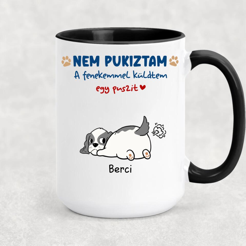 Egyedi bögre gazdiknak - pukizós kutyák