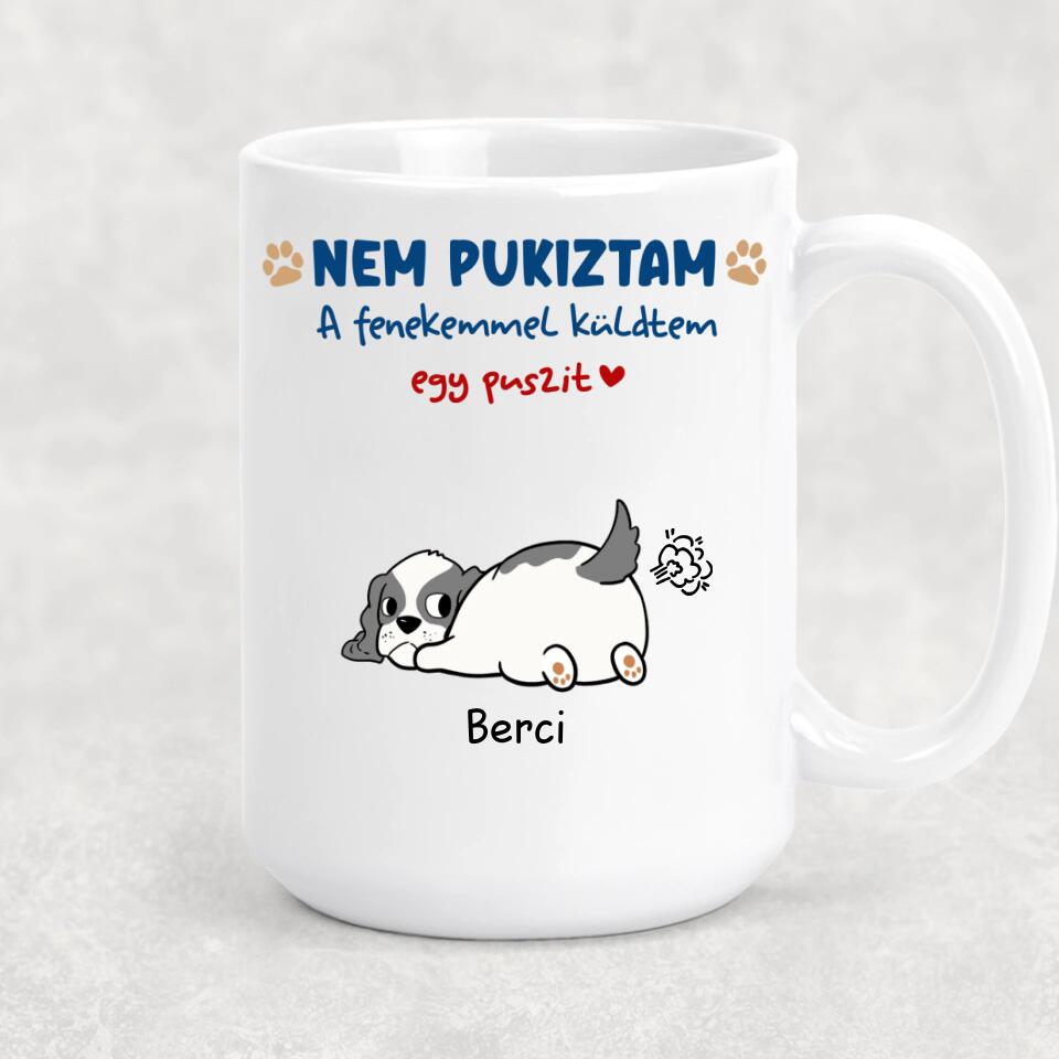 Egyedi bögre gazdiknak - pukizós kutyák