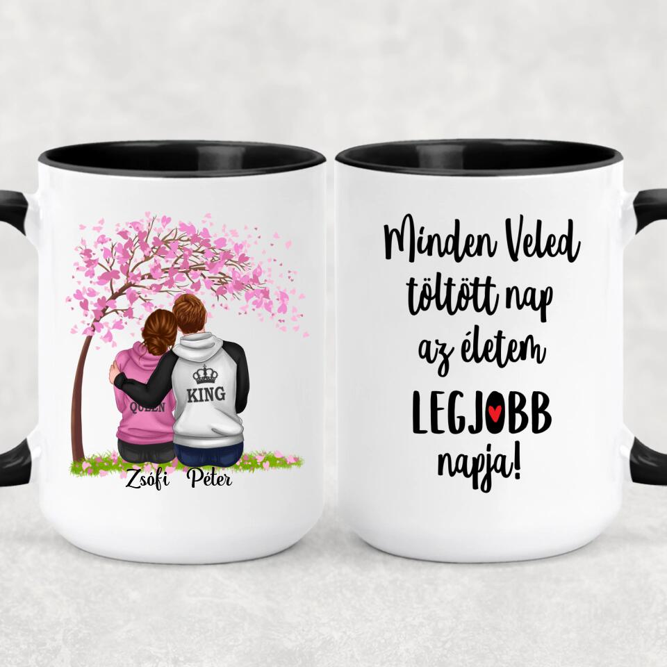 Egyedi bögre pároknak - King &amp; Queen