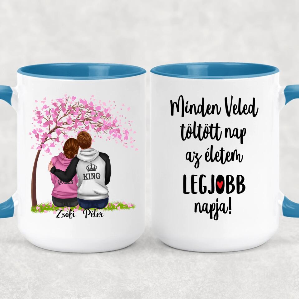 Egyedi bögre pároknak - King &amp; Queen