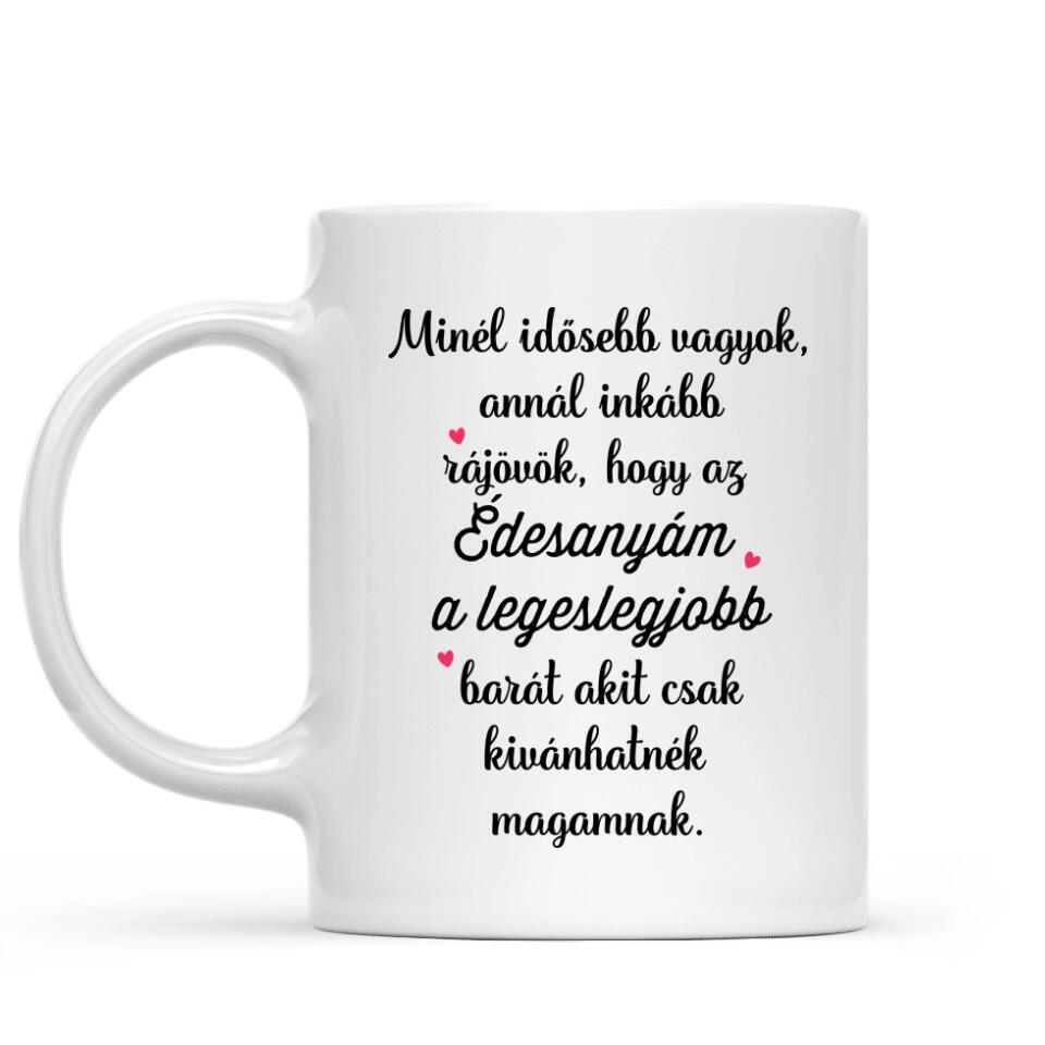 Egyedi karácsonyi bögre édesanyáknak - anya és lánya