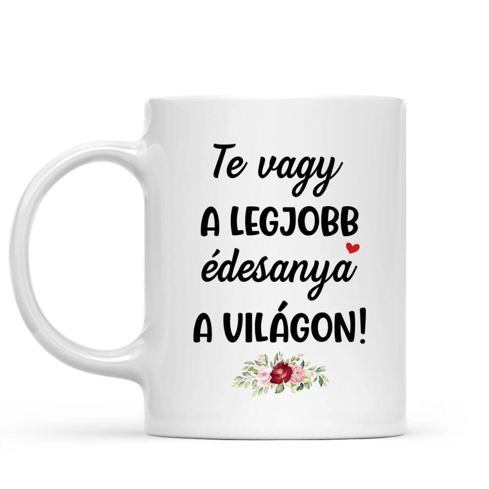 Egyedi anyák napi bögre - akár 4 gyermekkel