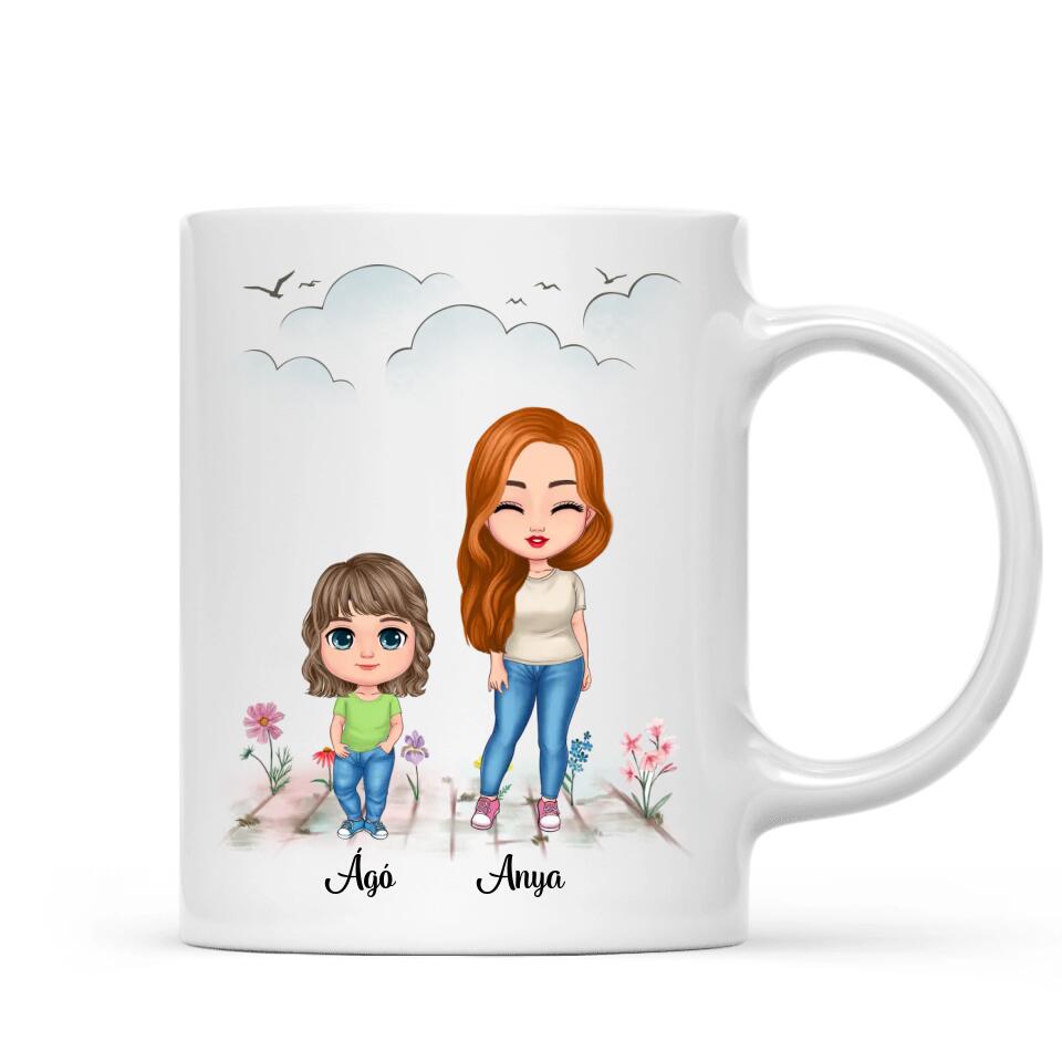 Egyedi anyák napi bögre - akár 4 gyermekkel