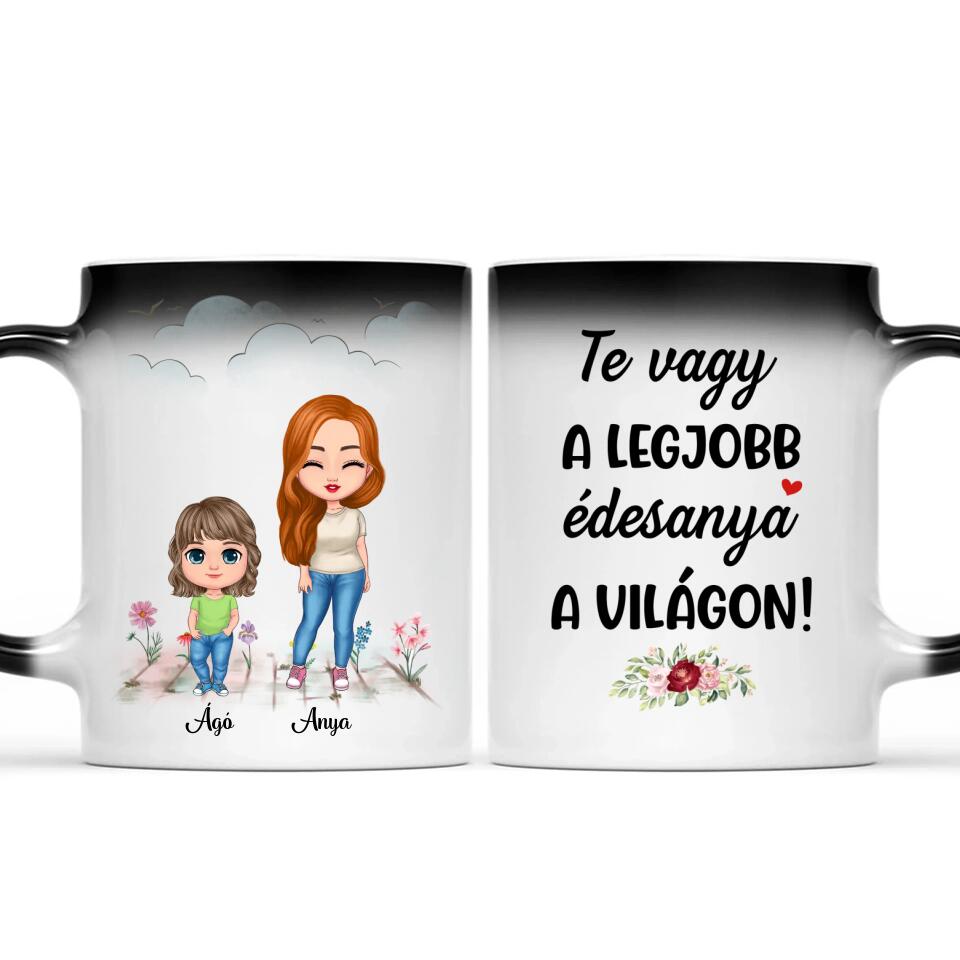 Egyedi anyák napi bögre - akár 4 gyermekkel