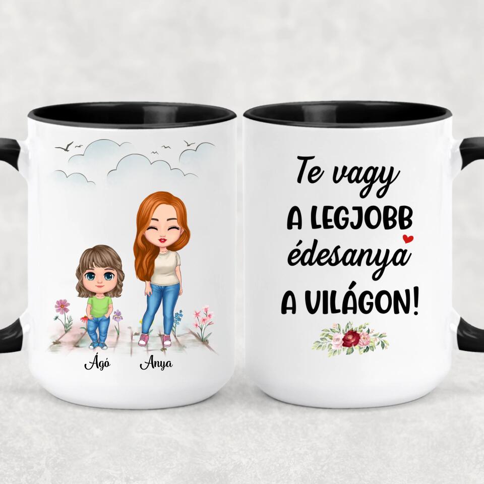 Egyedi anyák napi bögre - akár 4 gyermekkel
