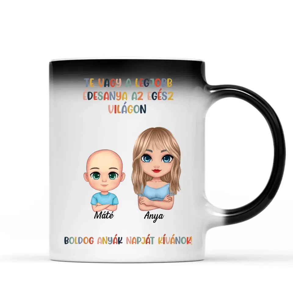 Egyedi bögre anyák napjára - Te vagy a legjobb