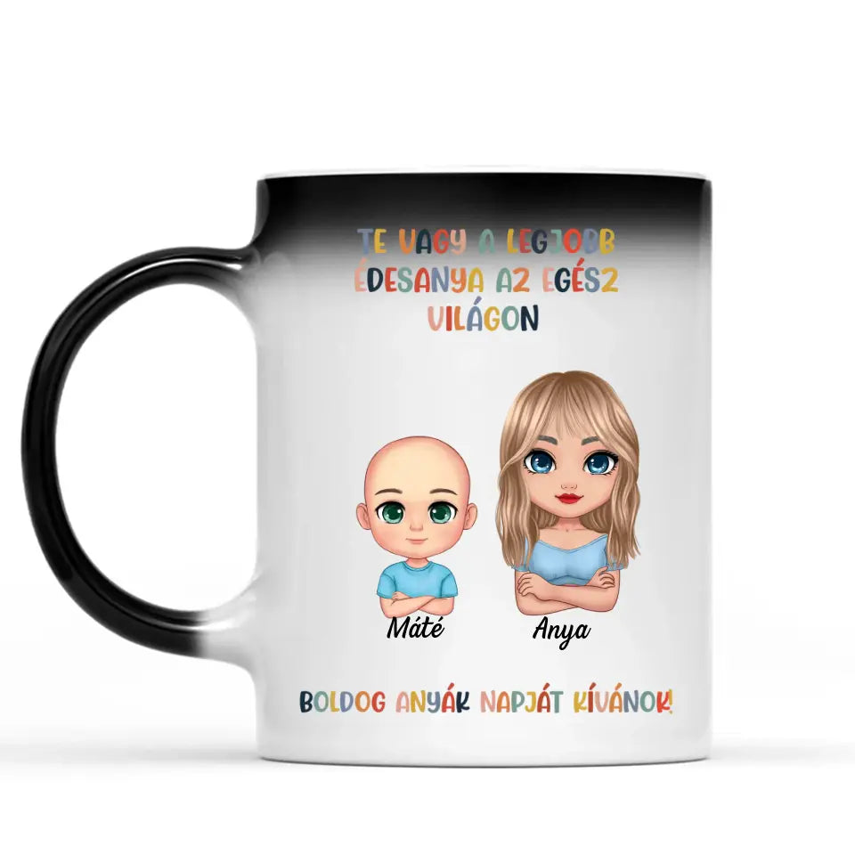 Egyedi bögre anyák napjára - Te vagy a legjobb