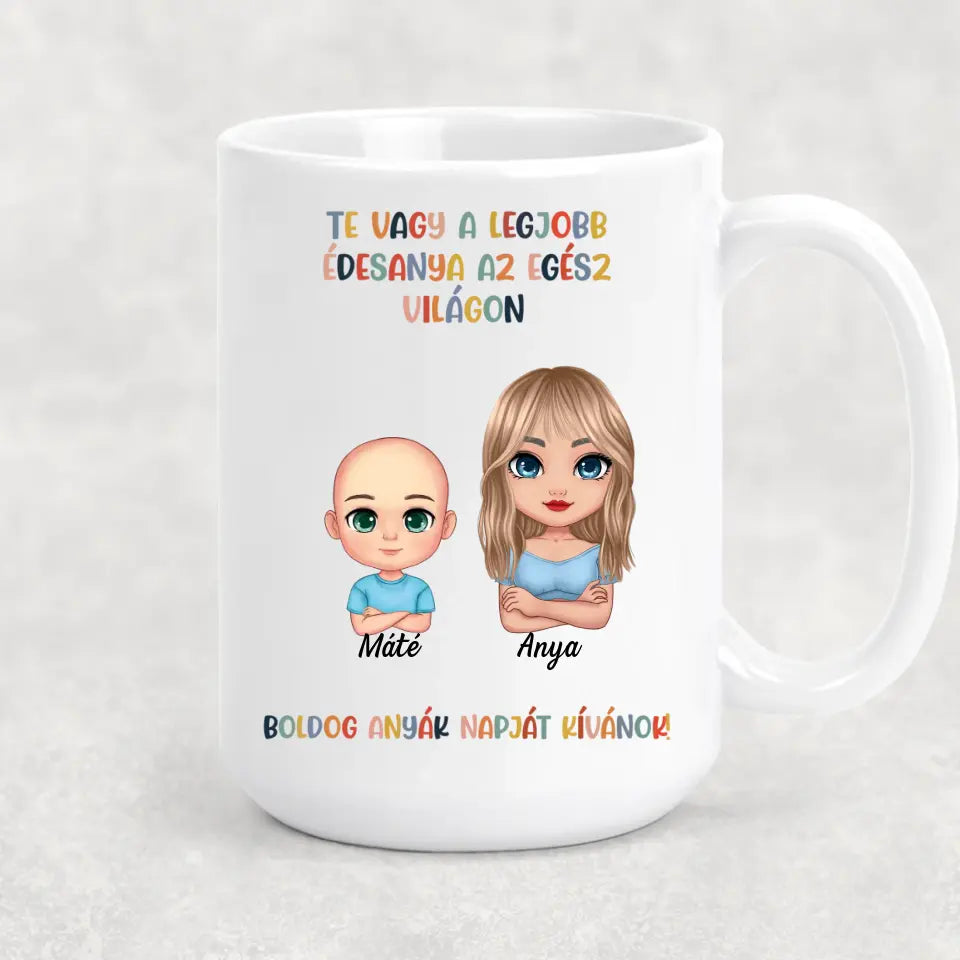 Egyedi bögre anyák napjára - Te vagy a legjobb