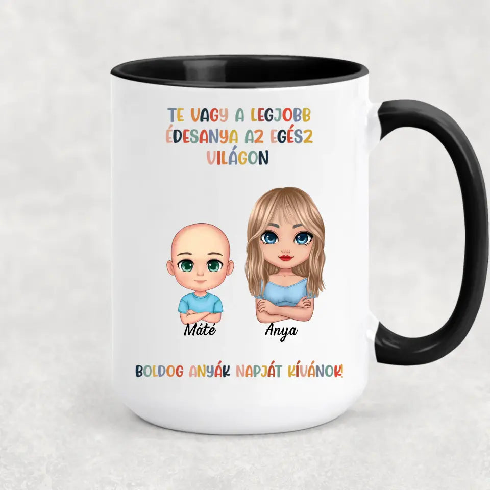 Egyedi bögre anyák napjára - Te vagy a legjobb