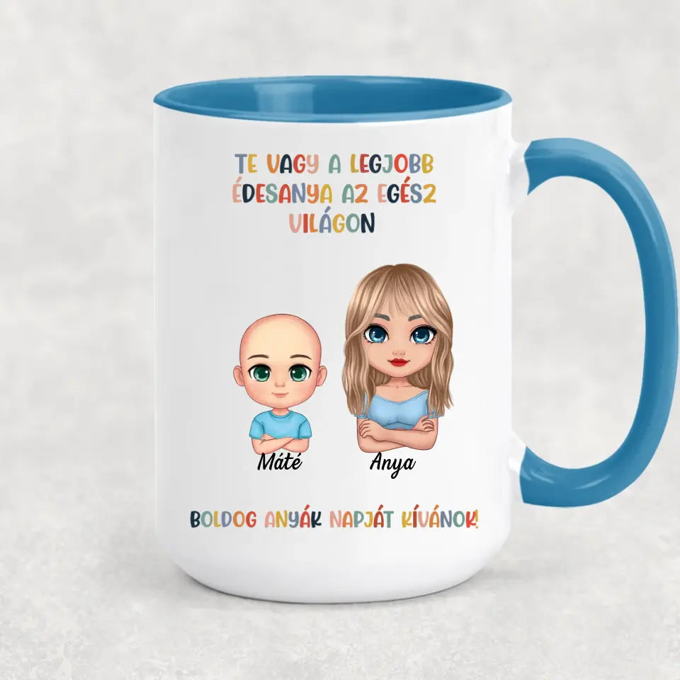 Egyedi bögre anyák napjára - Te vagy a legjobb