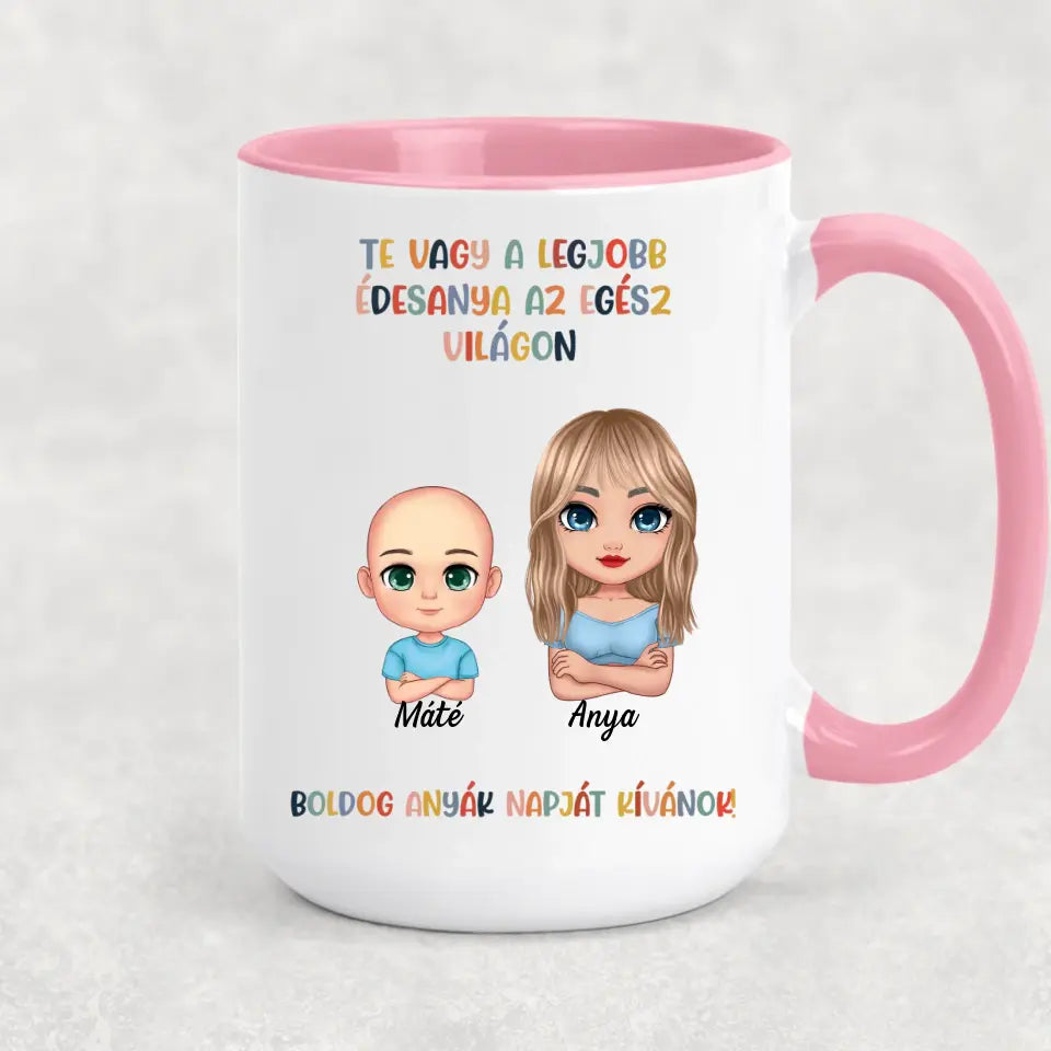 Egyedi bögre anyák napjára - Te vagy a legjobb