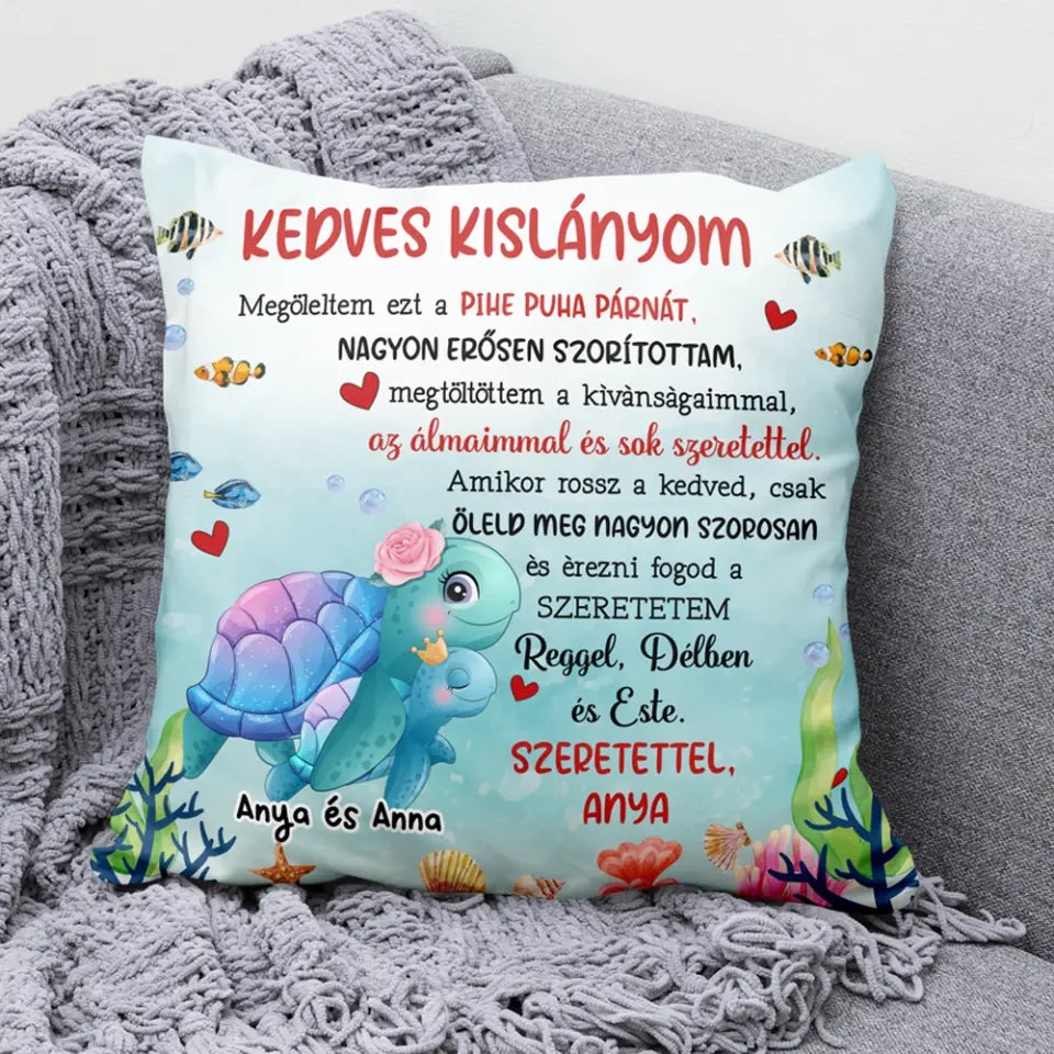 Egyedi párna gyerekeknek - cuki állatok