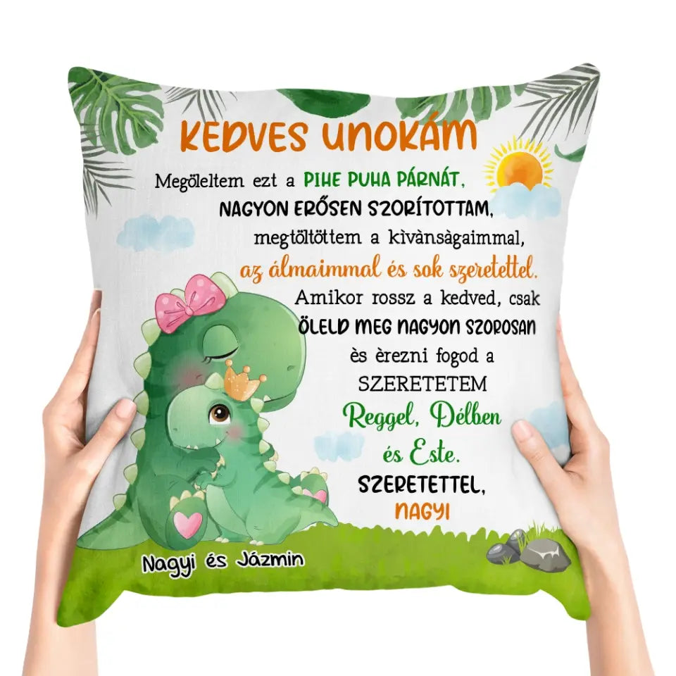 Egyedi párna gyerekeknek - cuki állatok