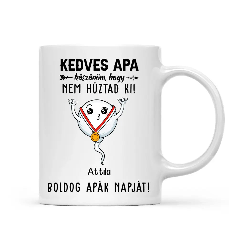 Egyedi vicces bögre apáknak, akár 4 gyerekkel