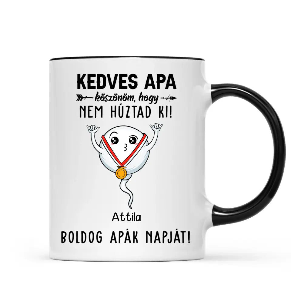 Egyedi vicces bögre apáknak, akár 4 gyerekkel