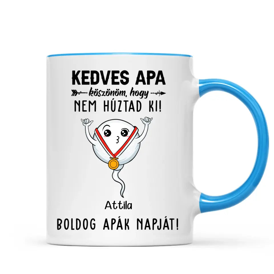 Egyedi vicces bögre apáknak, akár 4 gyerekkel