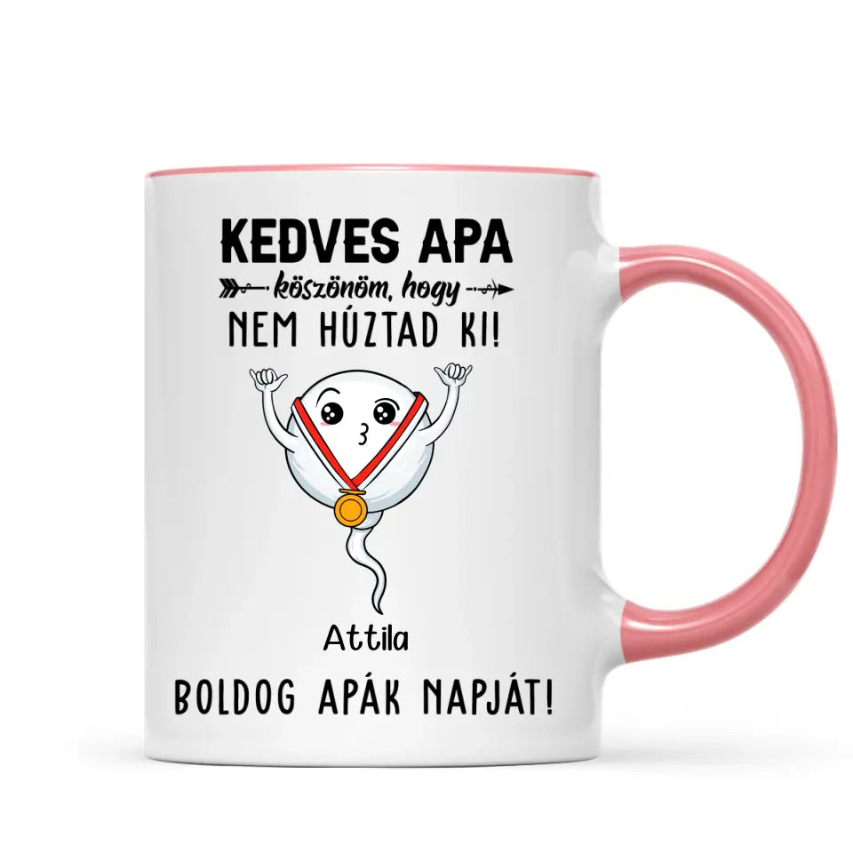 Egyedi vicces bögre apáknak, akár 4 gyerekkel