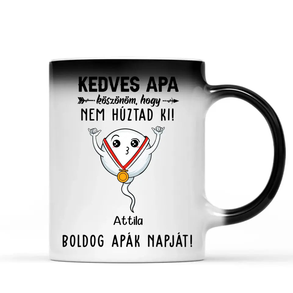 Egyedi vicces bögre apáknak, akár 4 gyerekkel