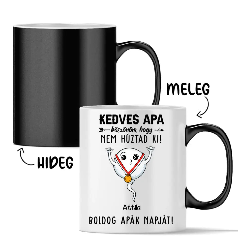 Egyedi vicces bögre apáknak, akár 4 gyerekkel