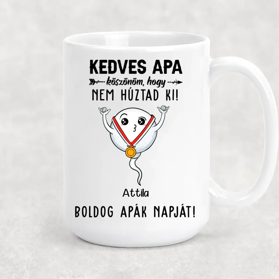 Egyedi vicces bögre apáknak, akár 4 gyerekkel