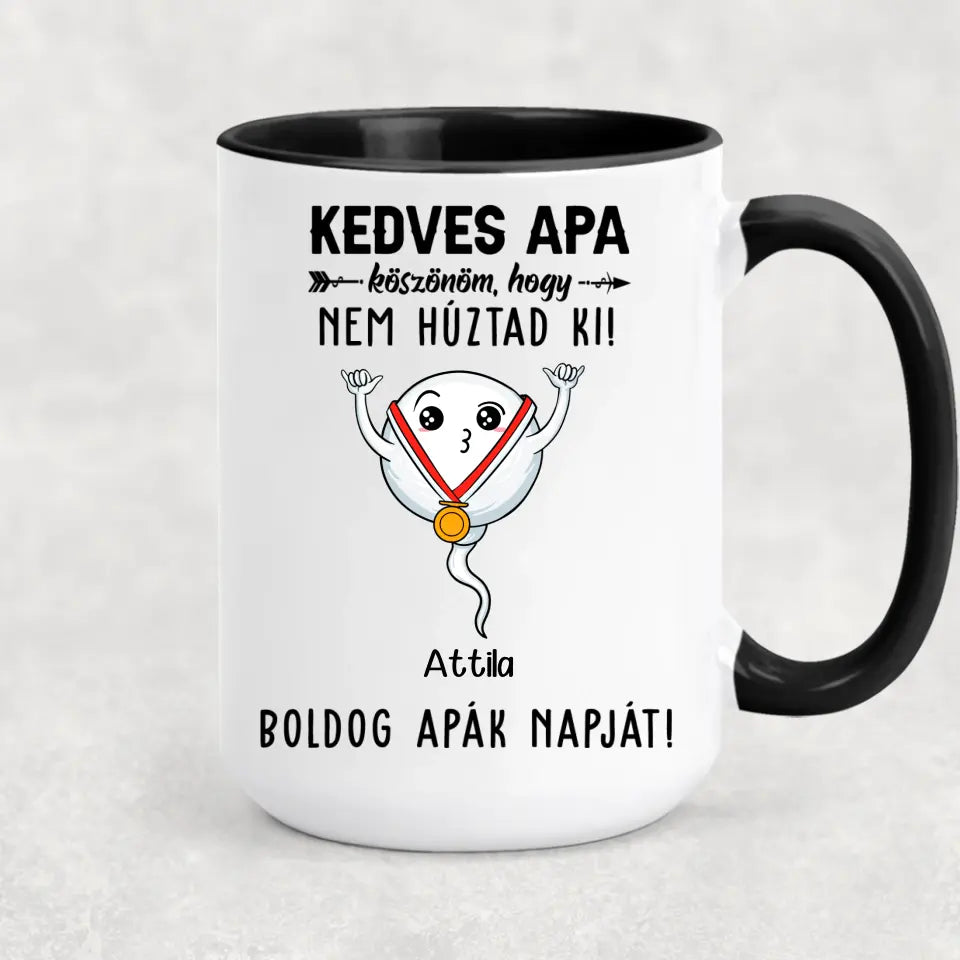 Egyedi vicces bögre apáknak, akár 4 gyerekkel