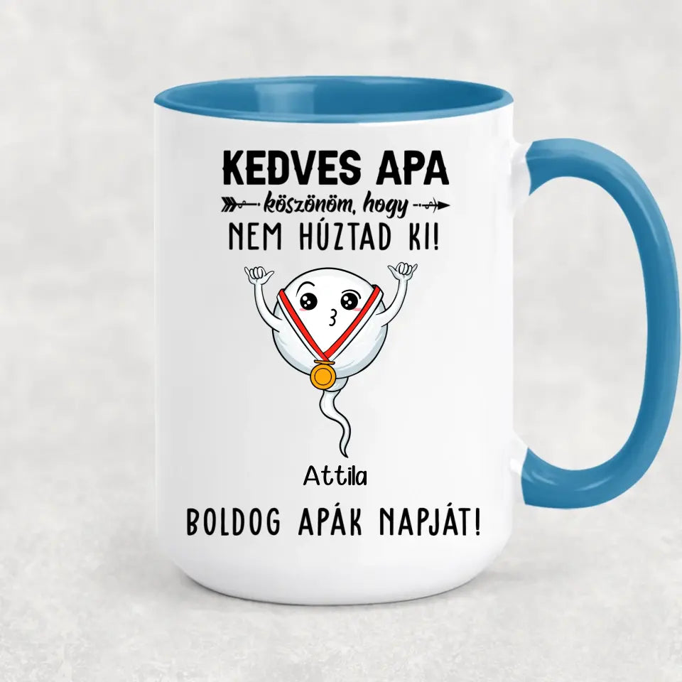 Egyedi vicces bögre apáknak, akár 4 gyerekkel