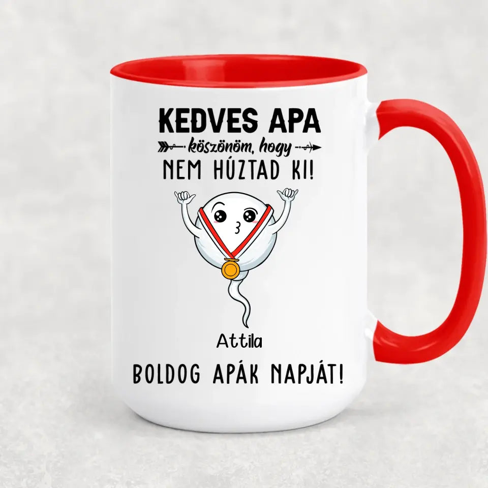 Egyedi vicces bögre apáknak, akár 4 gyerekkel