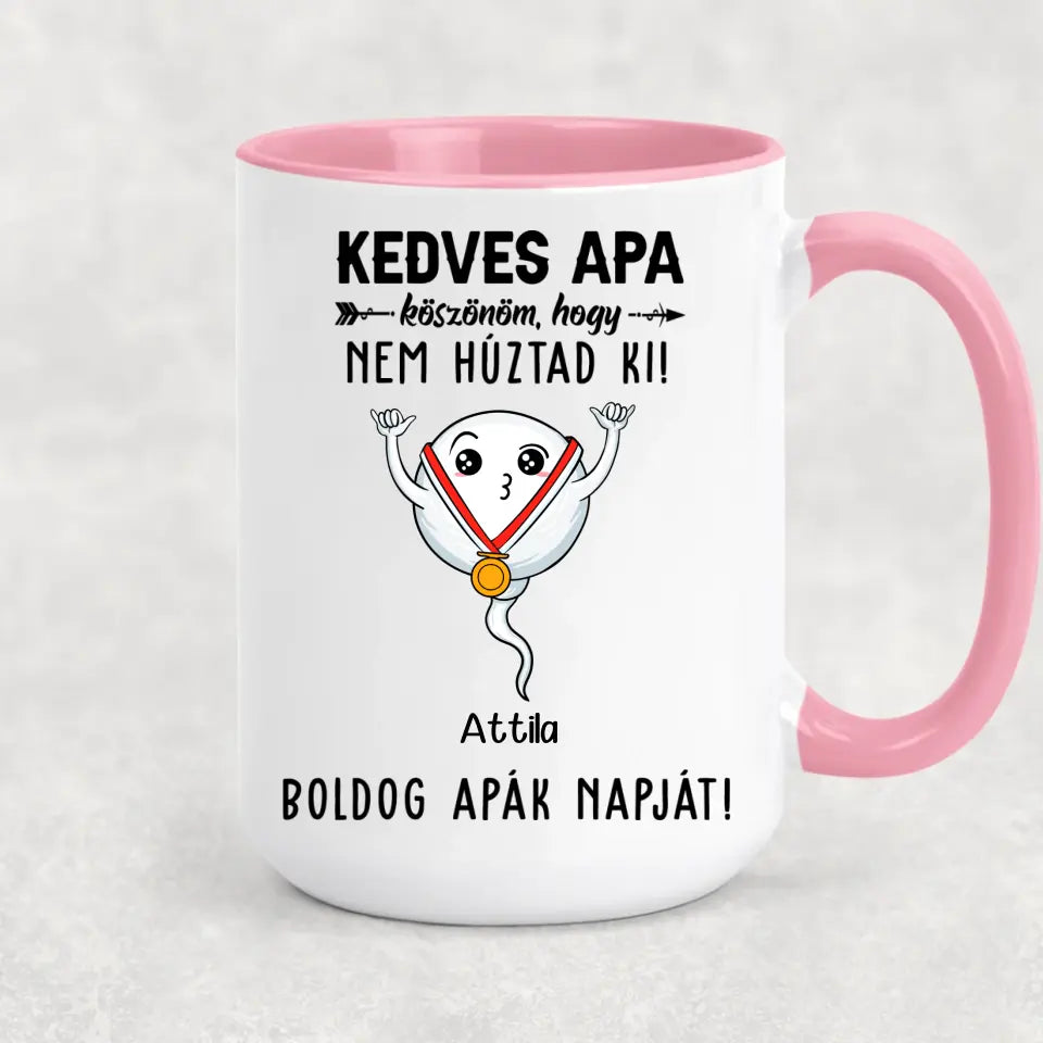 Egyedi vicces bögre apáknak, akár 4 gyerekkel