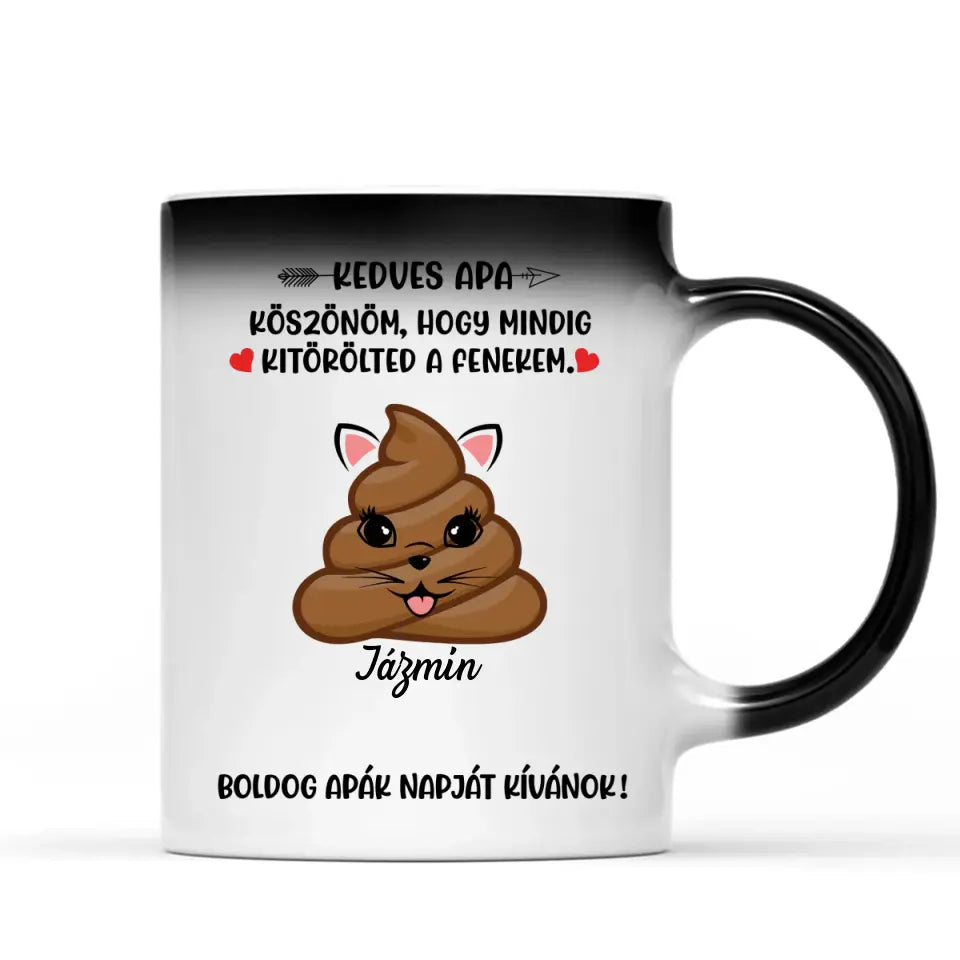 Egyedi vicces bögre apák napjára - akár 6 gyermekkel