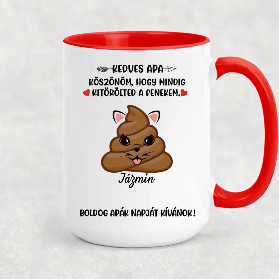 Egyedi vicces bögre apák napjára - akár 6 gyermekkel