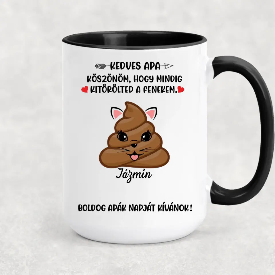 Egyedi vicces bögre apák napjára - akár 6 gyermekkel