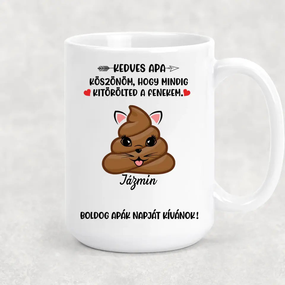 Egyedi vicces bögre apák napjára - akár 6 gyermekkel